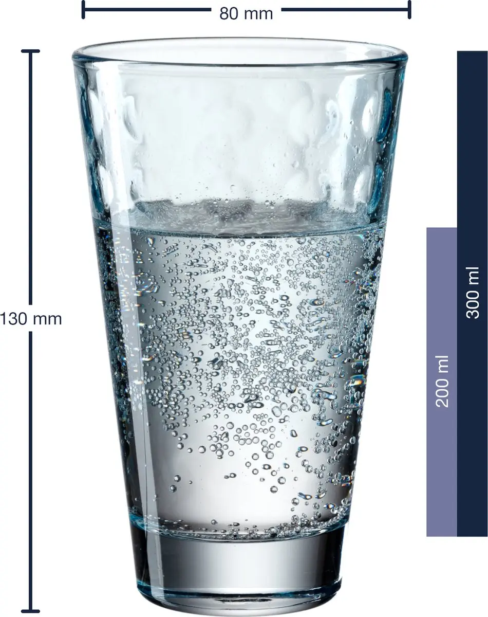Leonardo OPTIC LDglas Assorti - 6 Stuks - 300ml