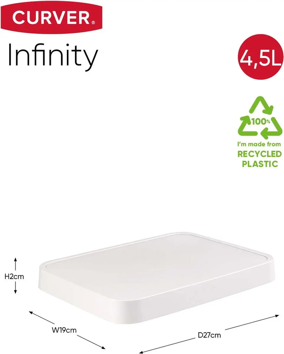 Curver Infinity Deksel - Wit