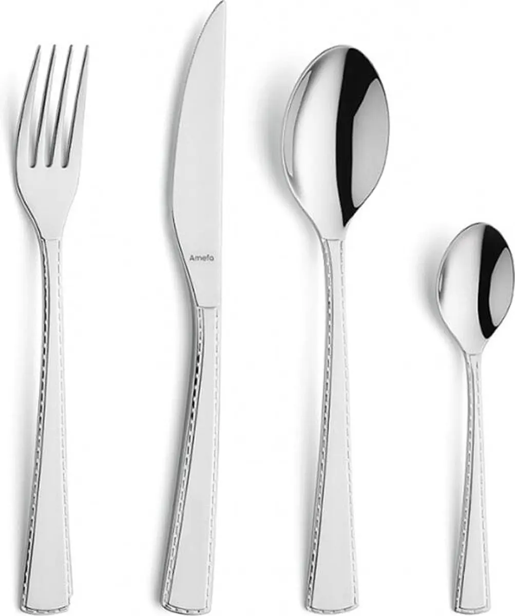 Amefa Livia Trendy Bestekset 24-delig - 6 Personen - Zilver