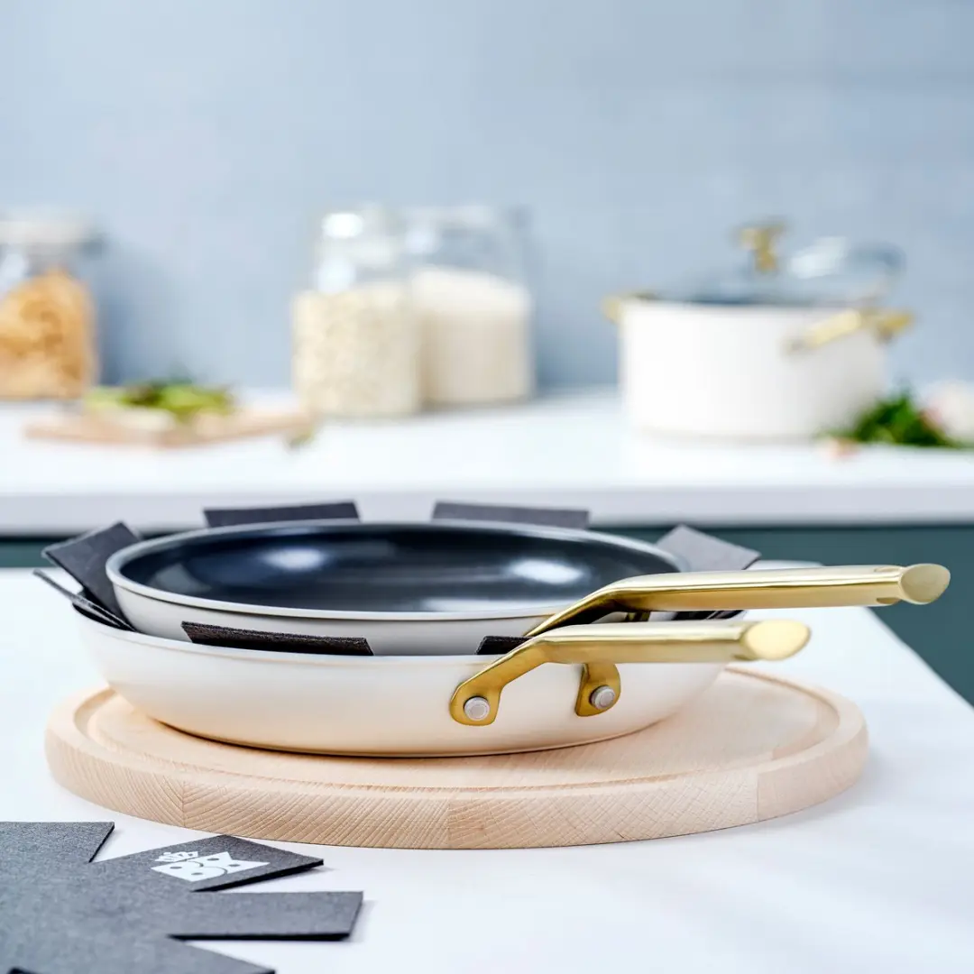 BK Sublime Koekenpannenset 4-delig CC009080-001 - 24/28cm - Crème