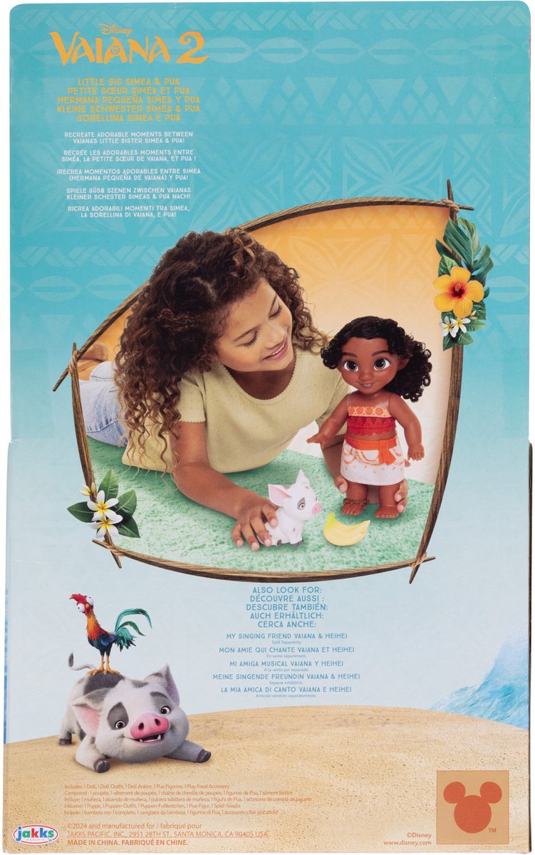 Disney - Prinsessenspeelgoed - Vaiana met Pua