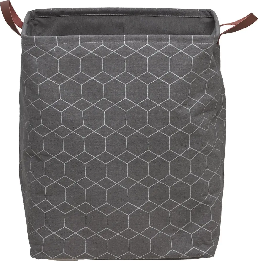 Sealskin Geometric Wasmand 60L - Grijs/Zilver