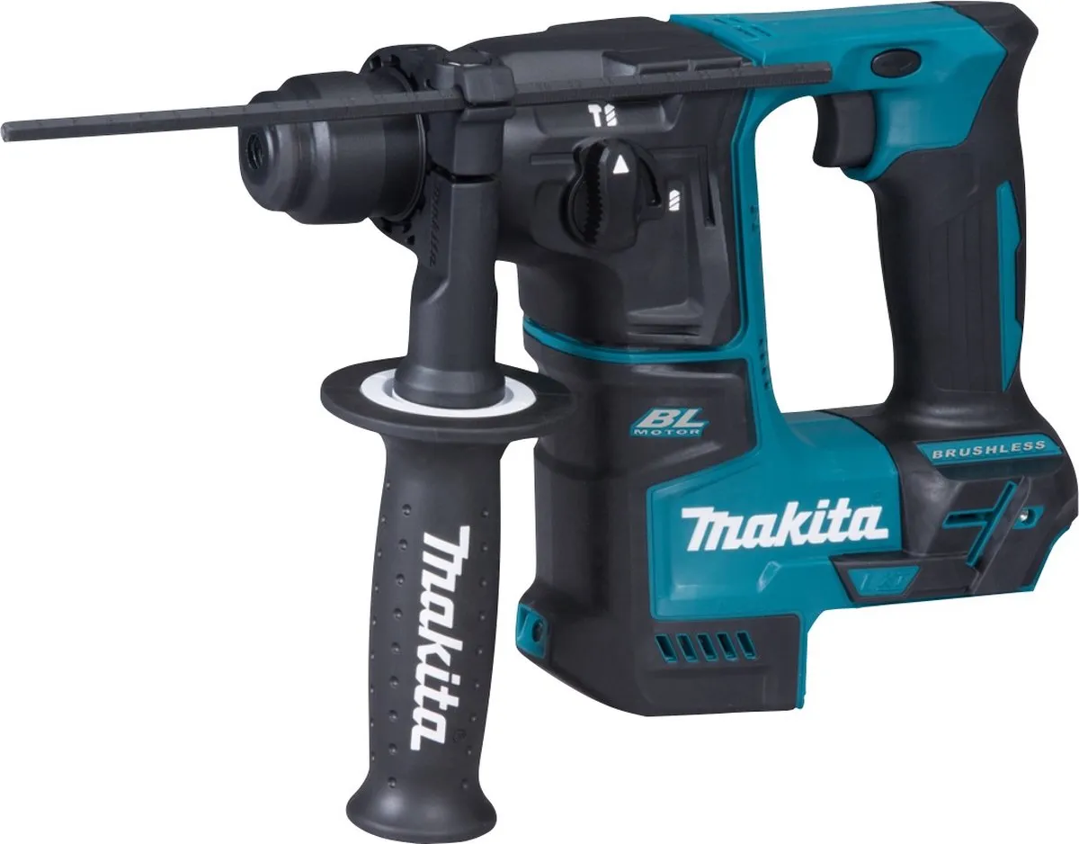 Makita DHR171RAJ SDS-plus Boorhamer - 1,2J - Koolborstelloos - 2x 2.0Ah - afbeelding 6 van 6