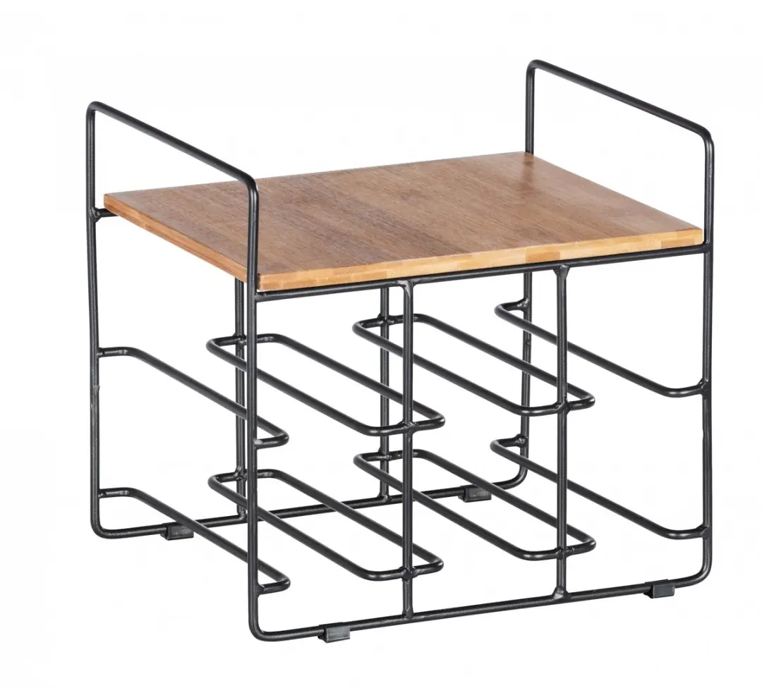 Wenko Wijnrek Loft 30x27,5x24cm Zwart