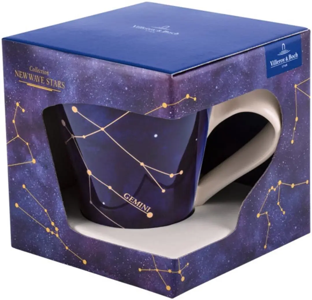 Villeroy & Boch NewWave Stars Tasse 300ml - wit-blauw