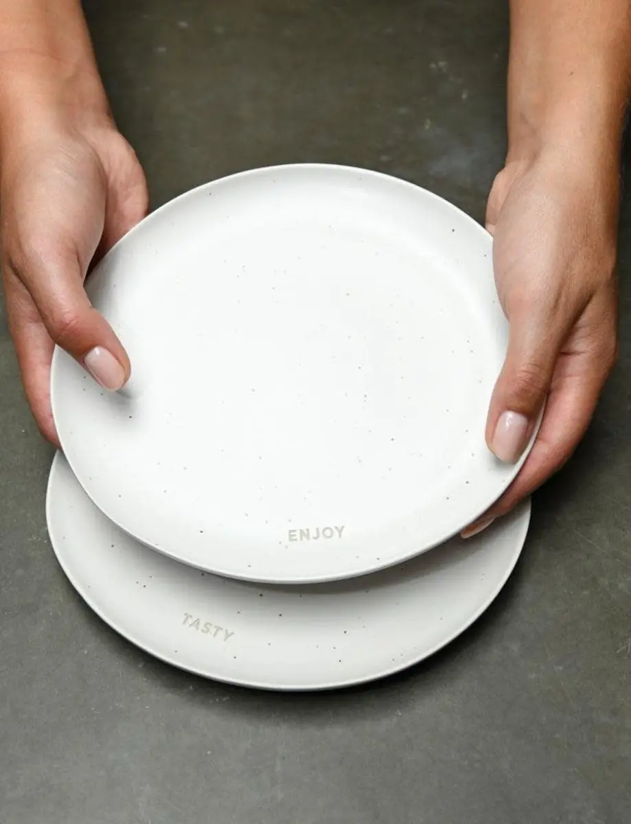 Leeff Tasty & Enjoy Borden - Set van 2 - Ø20cm - Wit