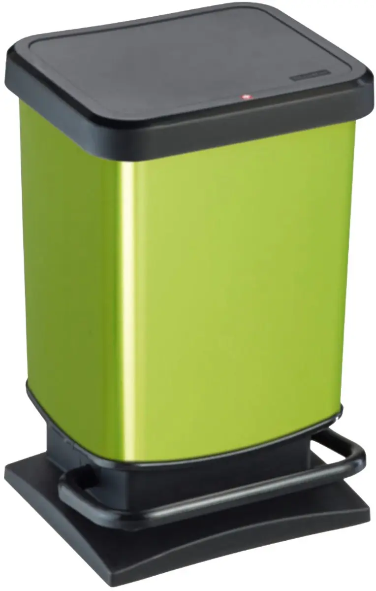 Rotho Paso Pedaalemmer 20L - Wit Metallic - afbeelding 6 van 6