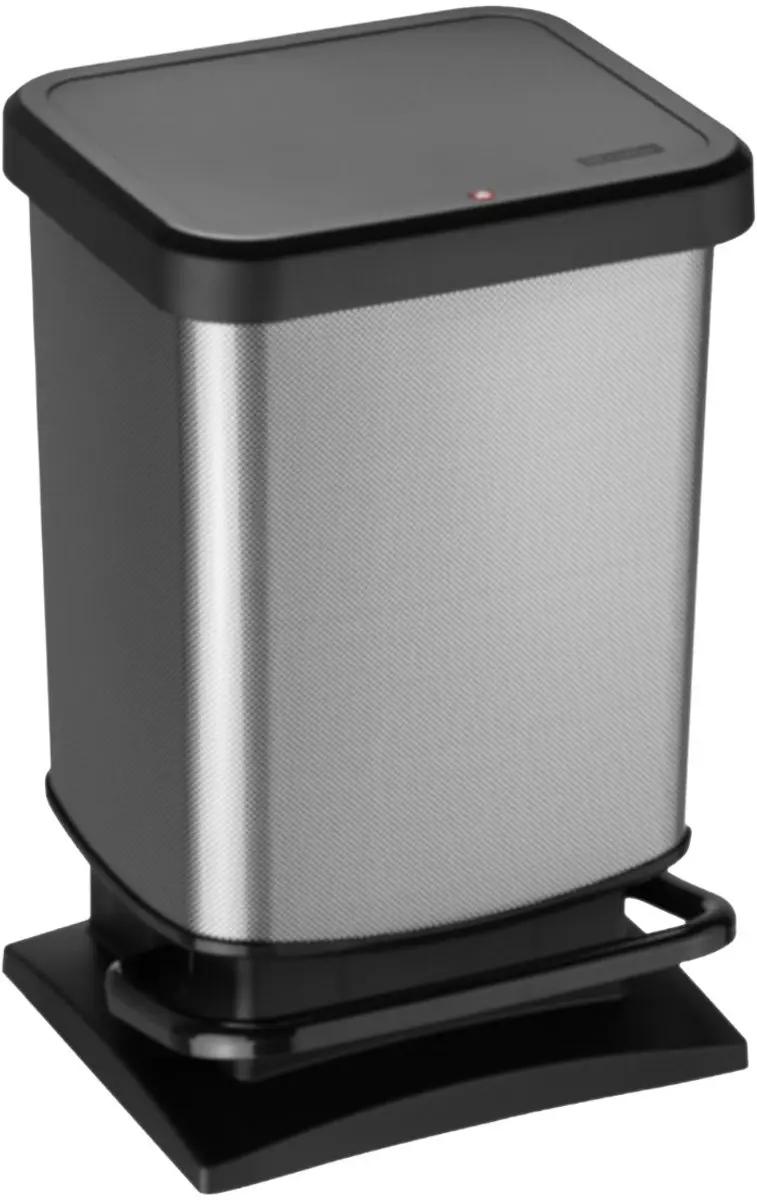 Rotho Paso Pedaalemmer 20L - Wit Metallic
