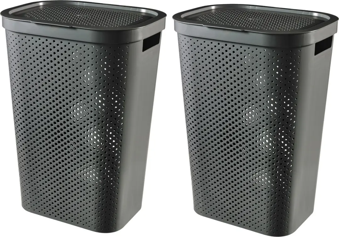 Curver Infinity Recycled Wasmand met deksel 60L