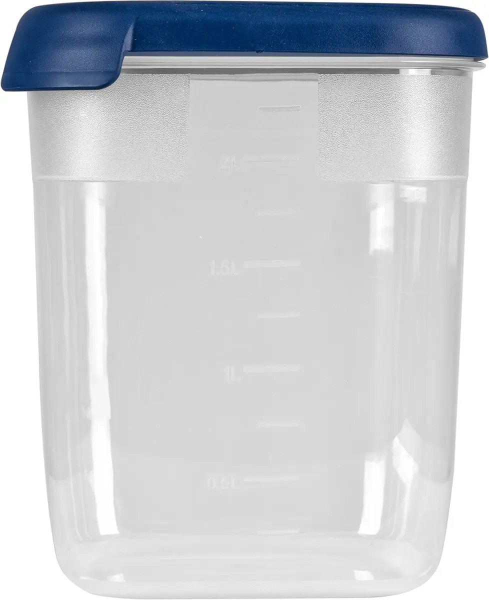 Curver Grand Chef Eco Vershoudbakje 2,6L - Transparant/Donkerblauw