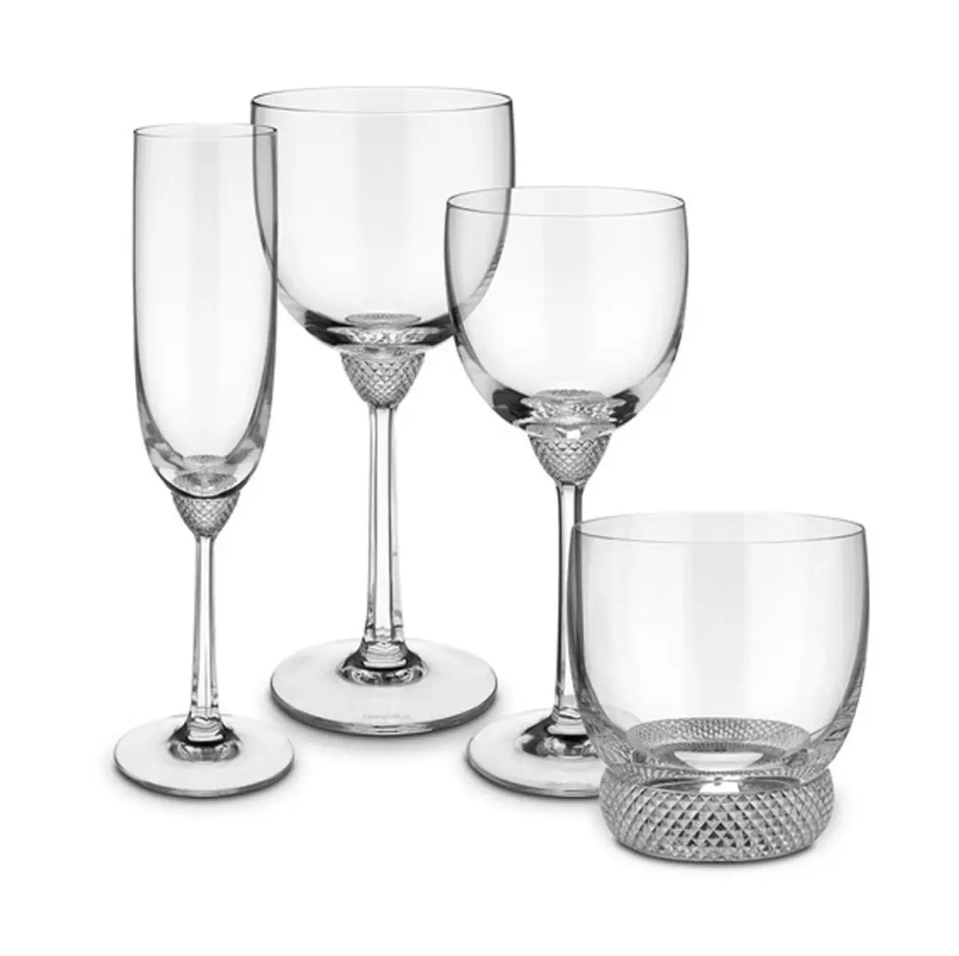 Villeroy & Boch Octavie Waterglazen 370ml - Set van 4
