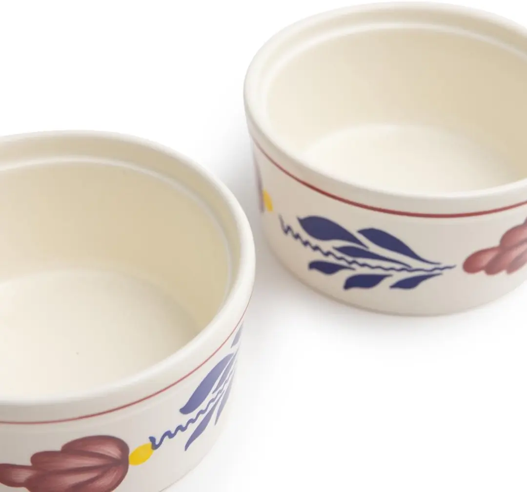 Royal Boch Boerenbont Ramekins 9,5cm - 2 Stuks - Wit