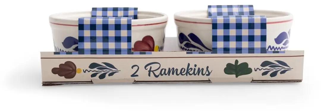 Royal Boch Boerenbont Ramekins 9,5cm - 2 Stuks - Wit - afbeelding 6 van 6