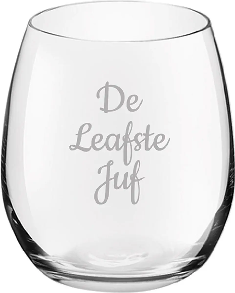 Royal Leerdam Drinkglas De Leafste Juf 39cl