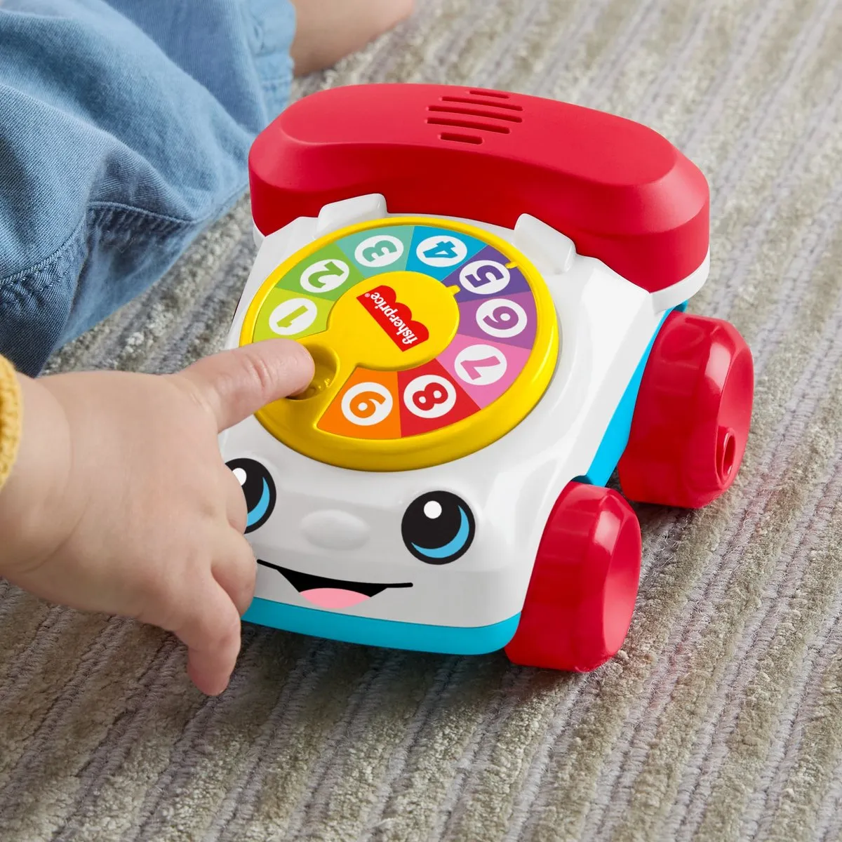 Fisher Price Telefoonvoertuig Duwspeelgoed Multicolor