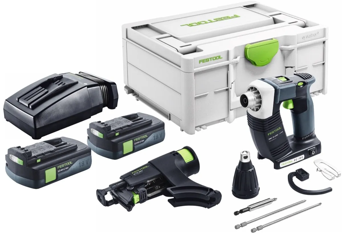 Festool DURADRIVE DWC 18-4500 Bouwschroevendraaier 18V - 2x 3,0Ah + Oplader