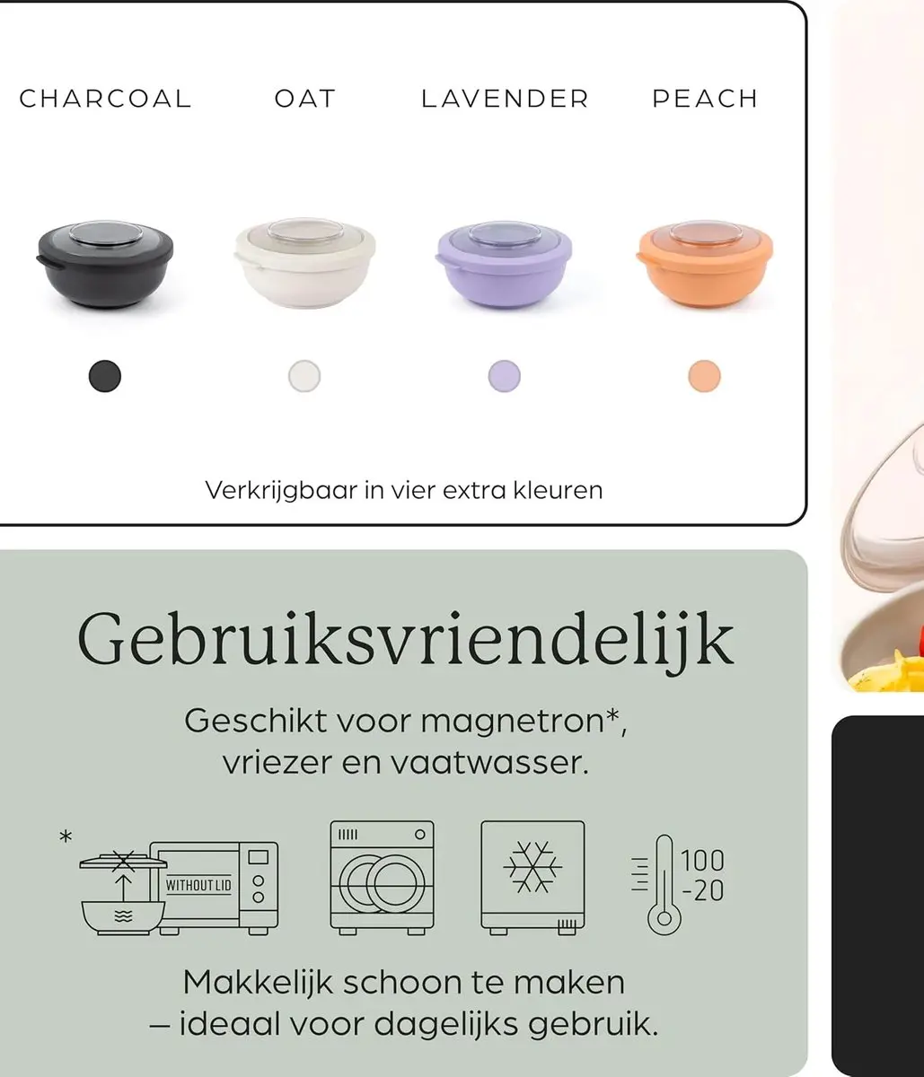 Amuse Tylla Sage Lunchbox 700ml - 2-delig - BPA-vrij