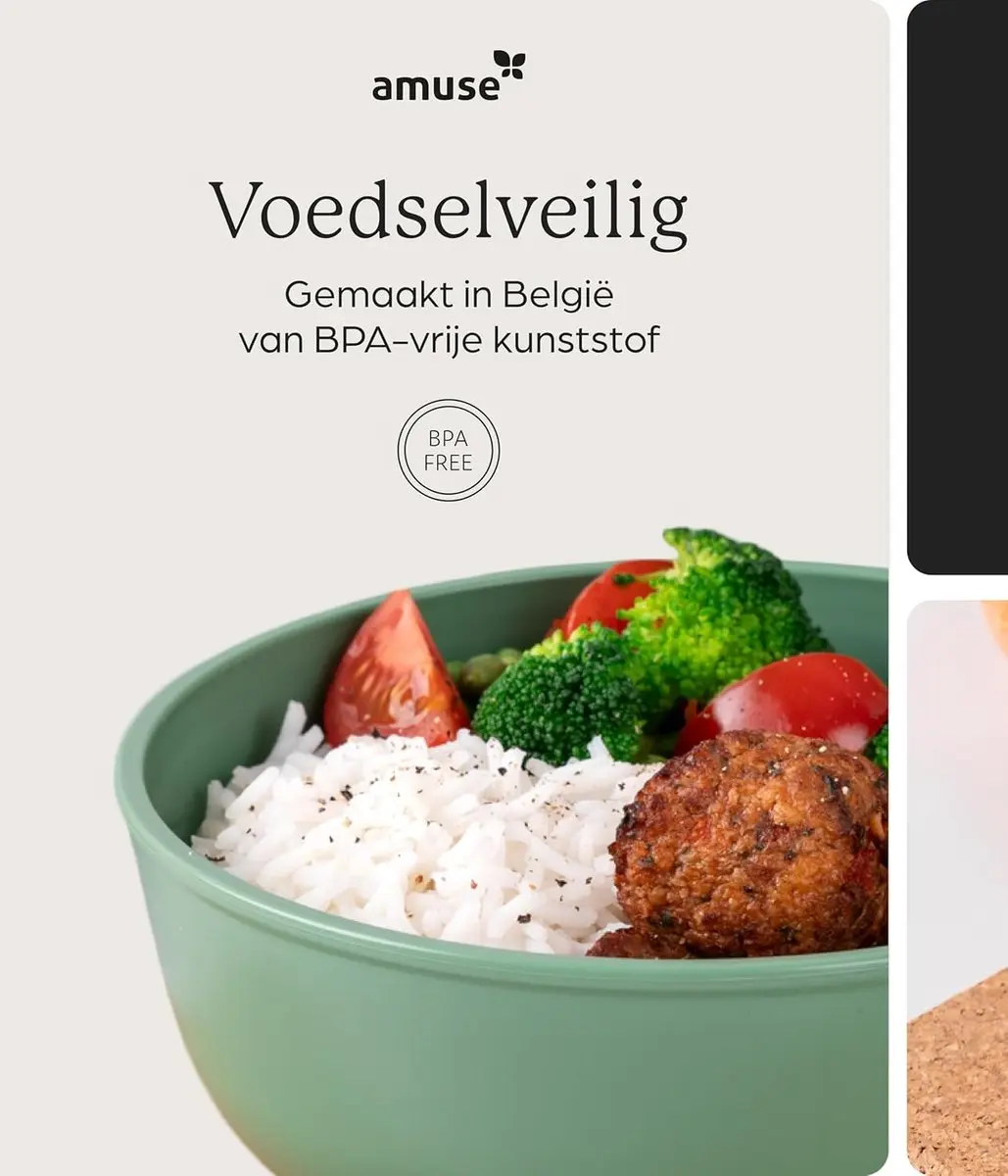 Amuse Tylla Sage Lunchbox 700ml - 2-delig - BPA-vrij