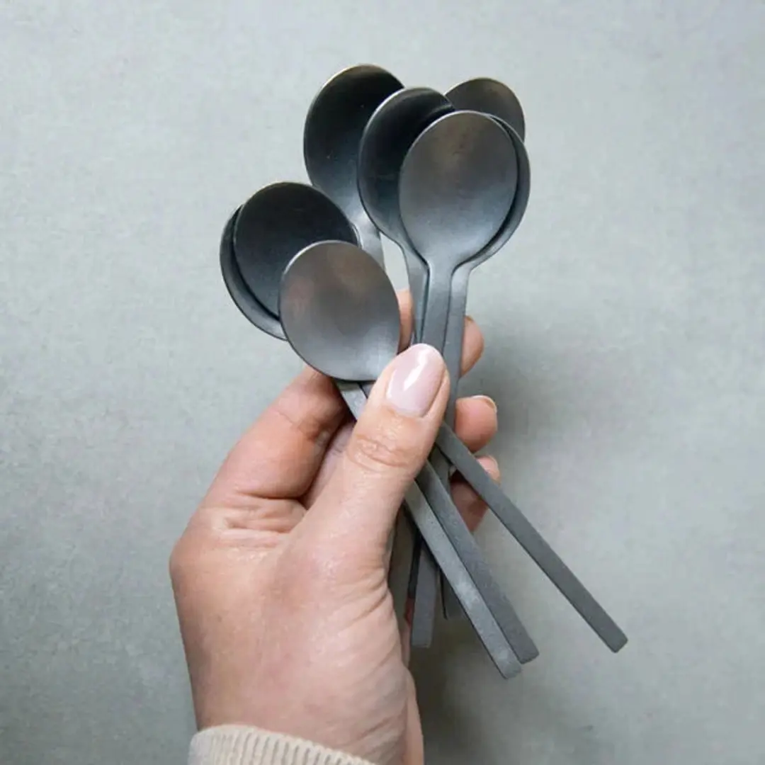Leeff Lepeltjes Charlot 4-delig RVS - Zilver