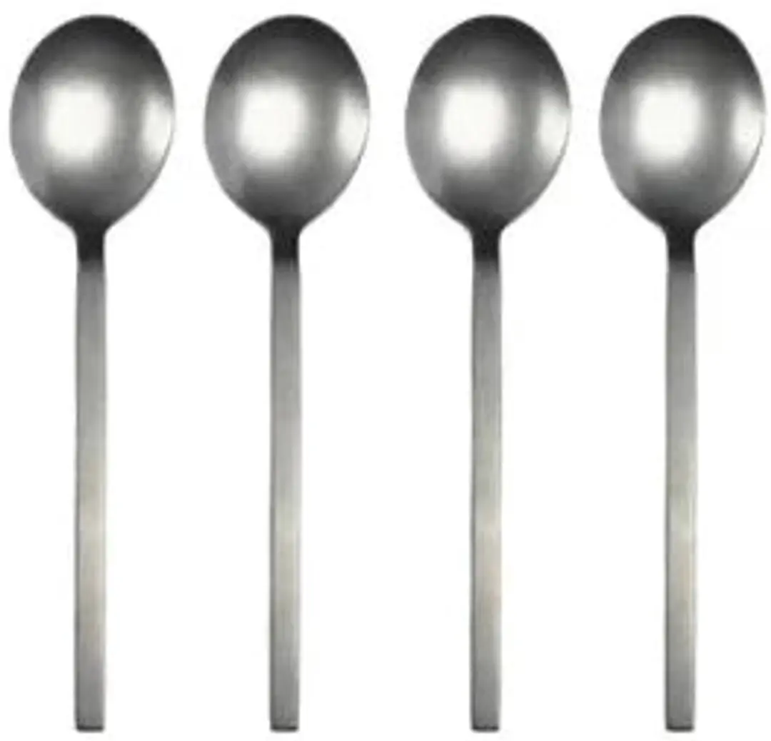 Leeff Lepeltjes Charlot 4-delig RVS