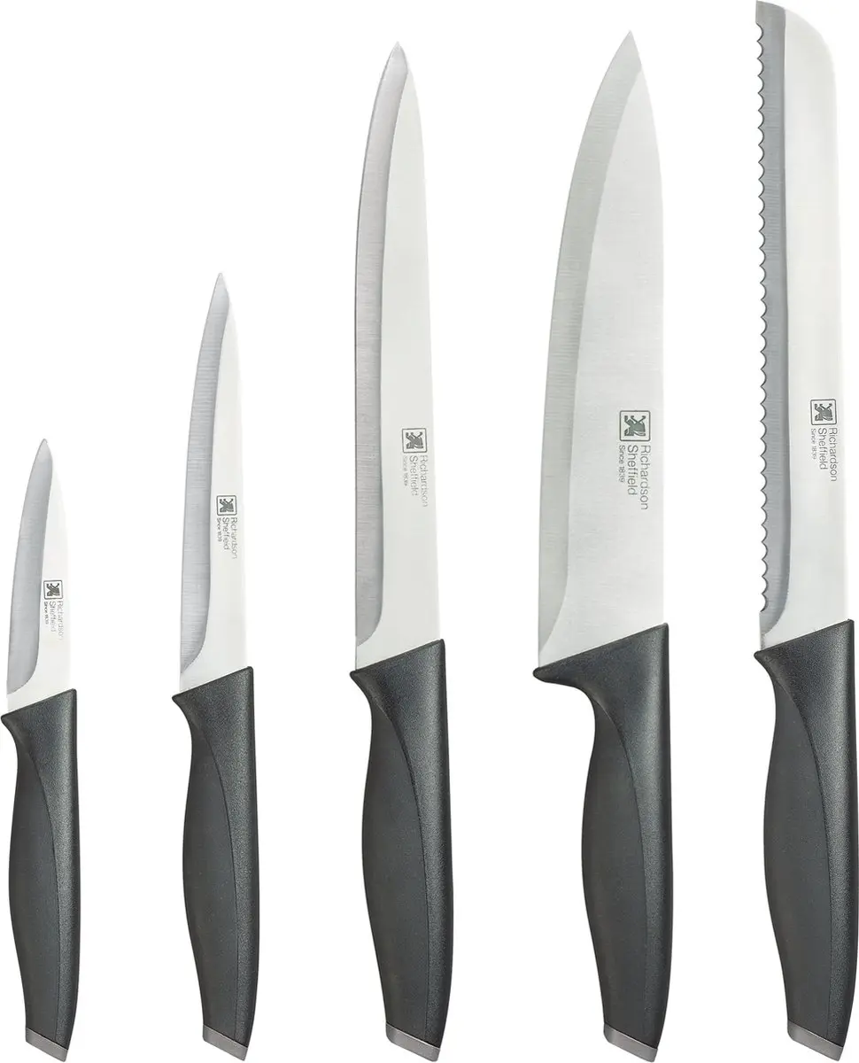 Richardson Sheffield Advantage R02700K317K20 Messenet 5-delig - Zwart
