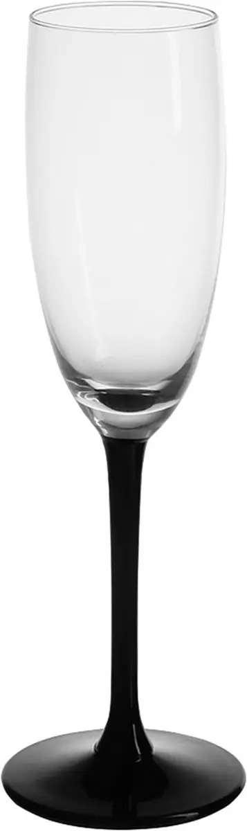 Royal Leerdam Altom Design 0103006264 Champagneglazen - 6 Stuks - 180ml - Zwart