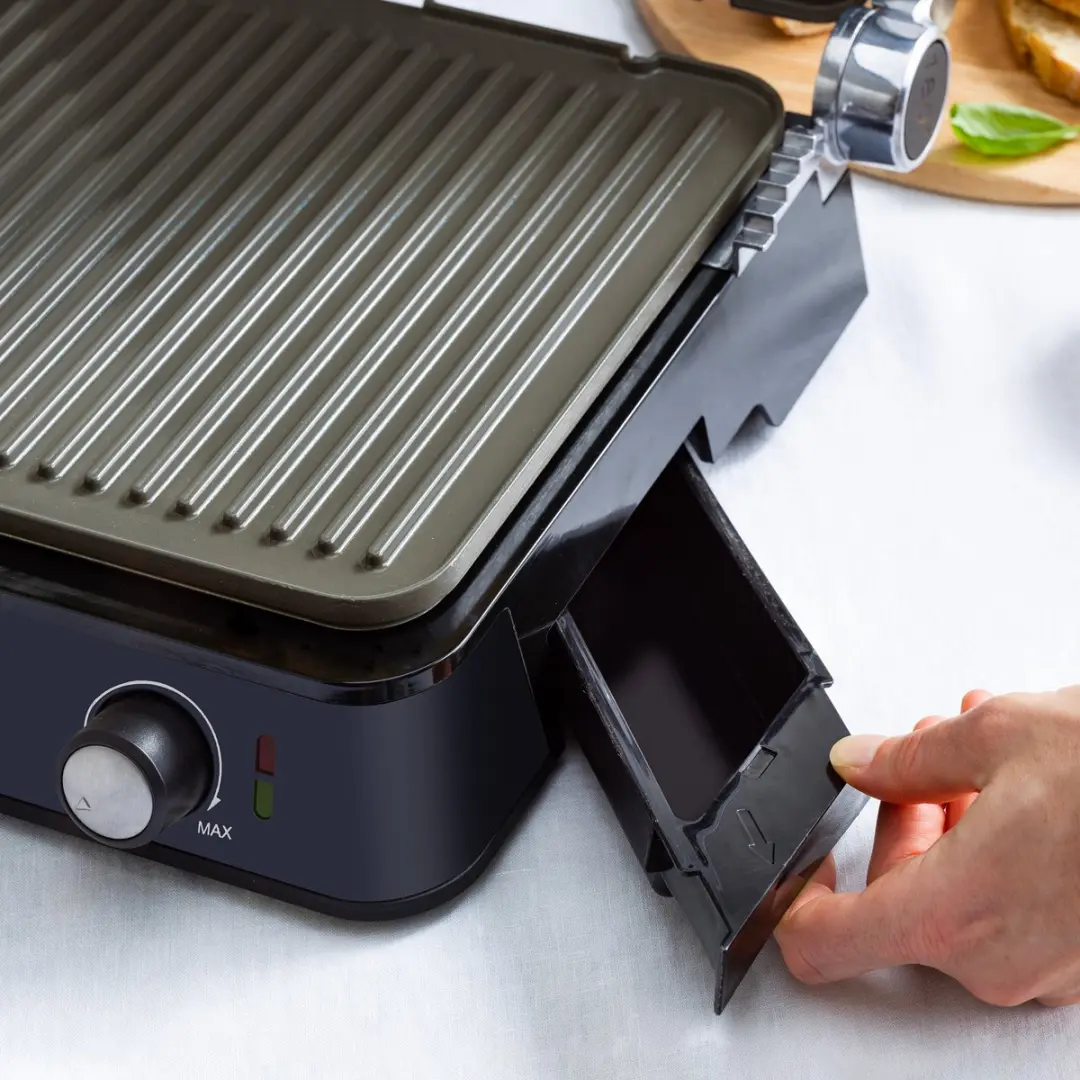 BK Sky Blue Keramische Inductie Koekenpannenset 3-delig & Contactgrill - 5 Stuks - afbeelding 6 van 6