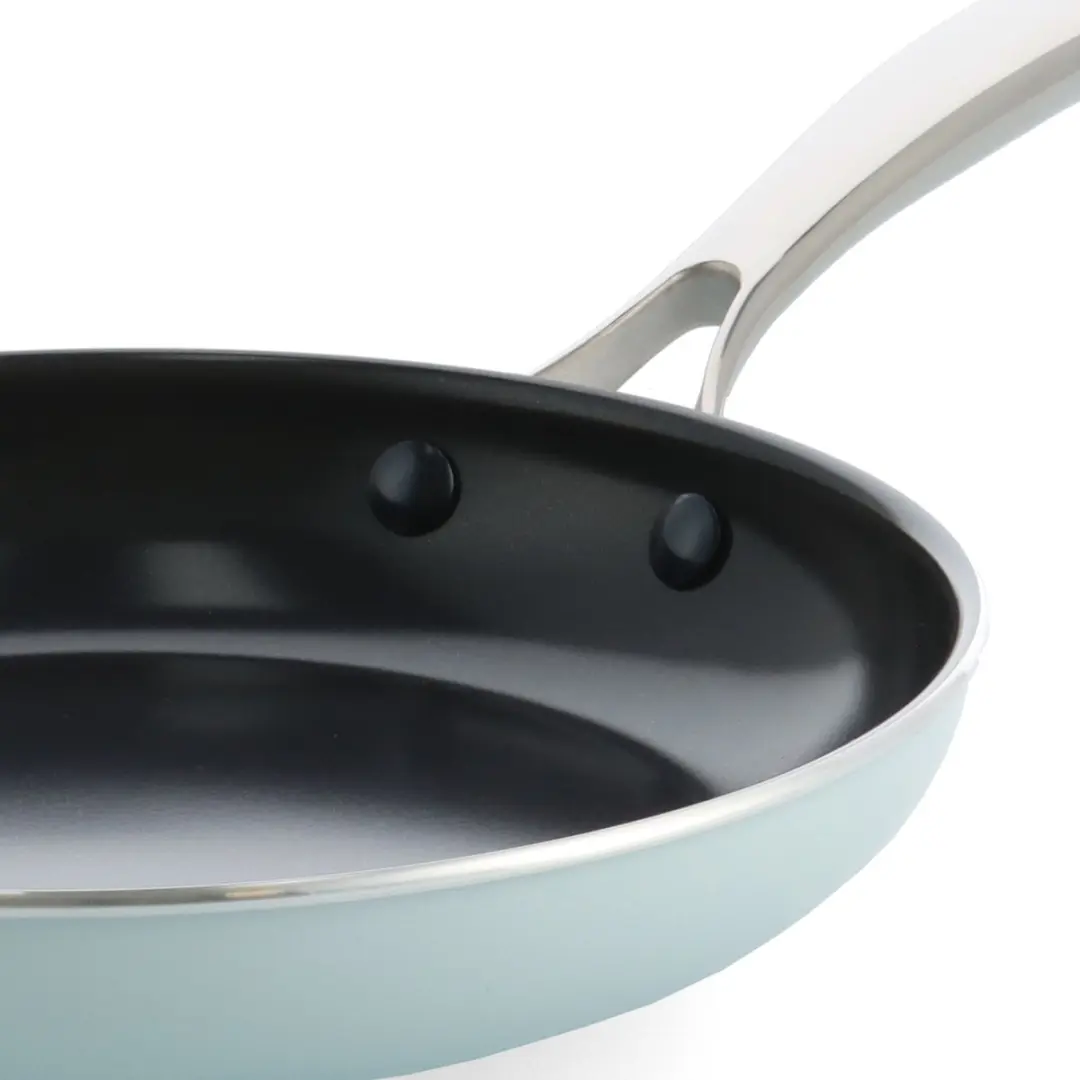 BK Sky Blue Keramische Inductie Koekenpannenset 3-delig & Contactgrill - 5 Stuks