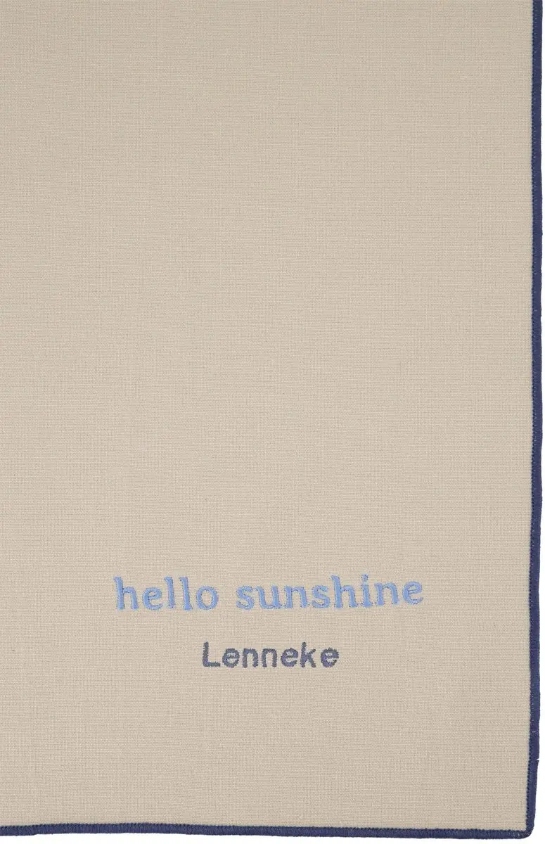 Zusss Keukenset Hello Sunshine Grijsblauw/Zand - 100% Katoen