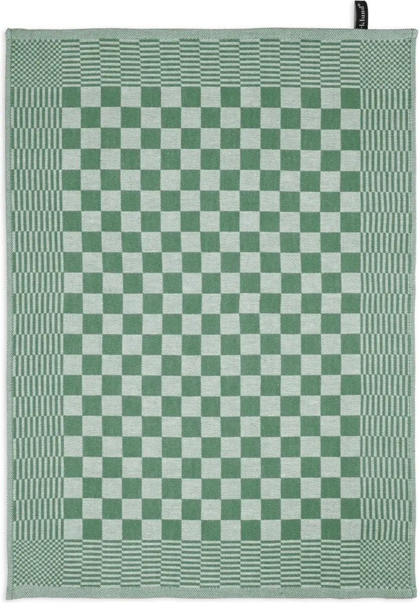 BYRKLUND Theedoeken Clean & Tidy 6x50x70cm - 100% Katoen - Groen
