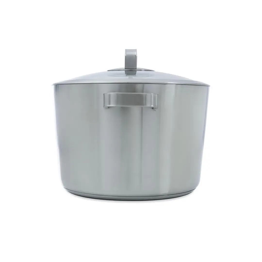 BK Conical Glass Kookpan 24cm - 6L - Zilver
