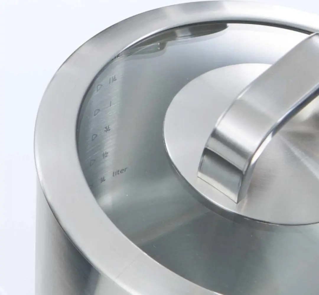 BK Conical Glass Kookpan 24cm - 6L - Zilver