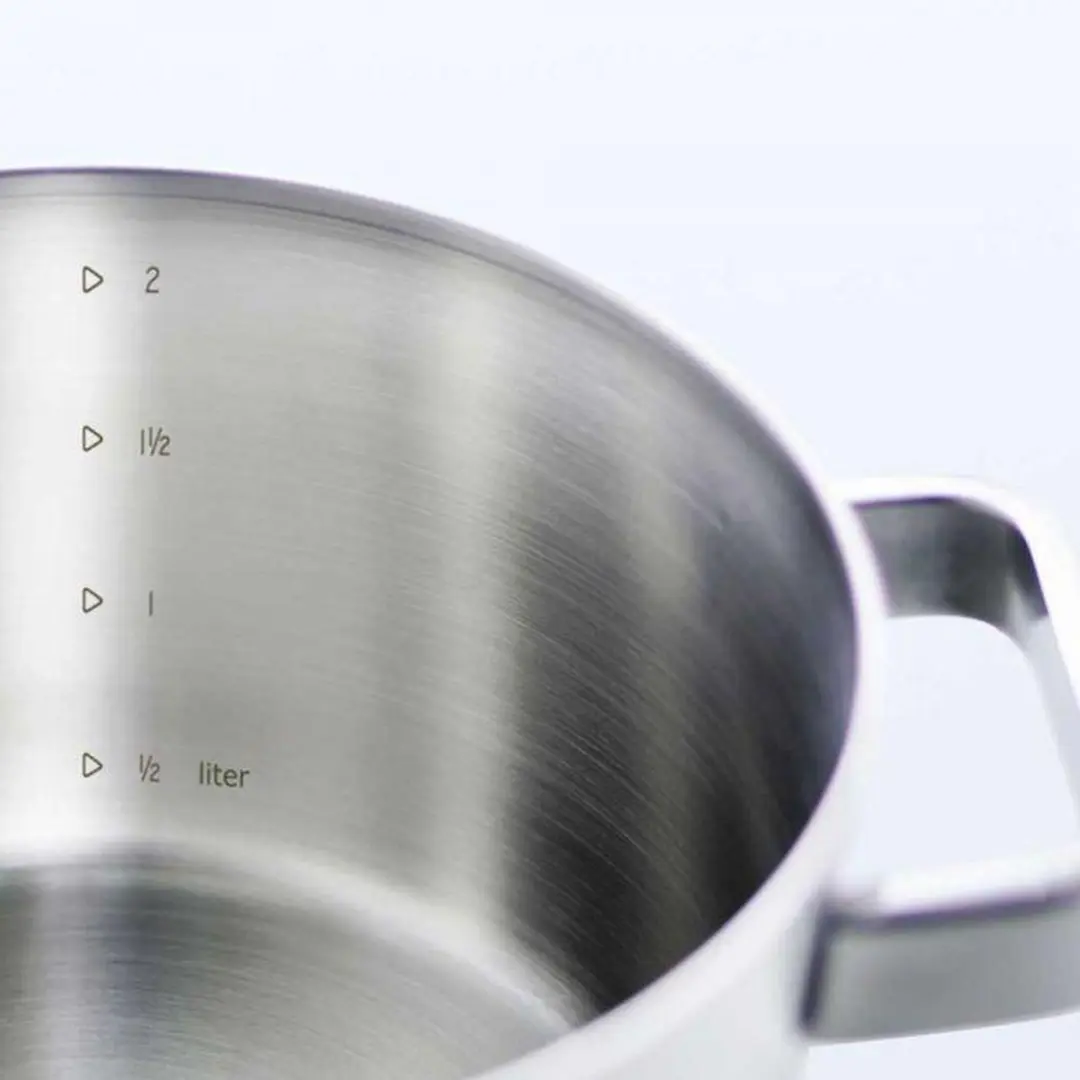 BK Conical Glass Kookpan 24cm - 6L - Zilver