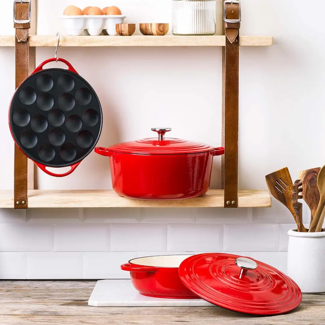 BK Bourgogne Braadpan 24cm - Chili Red