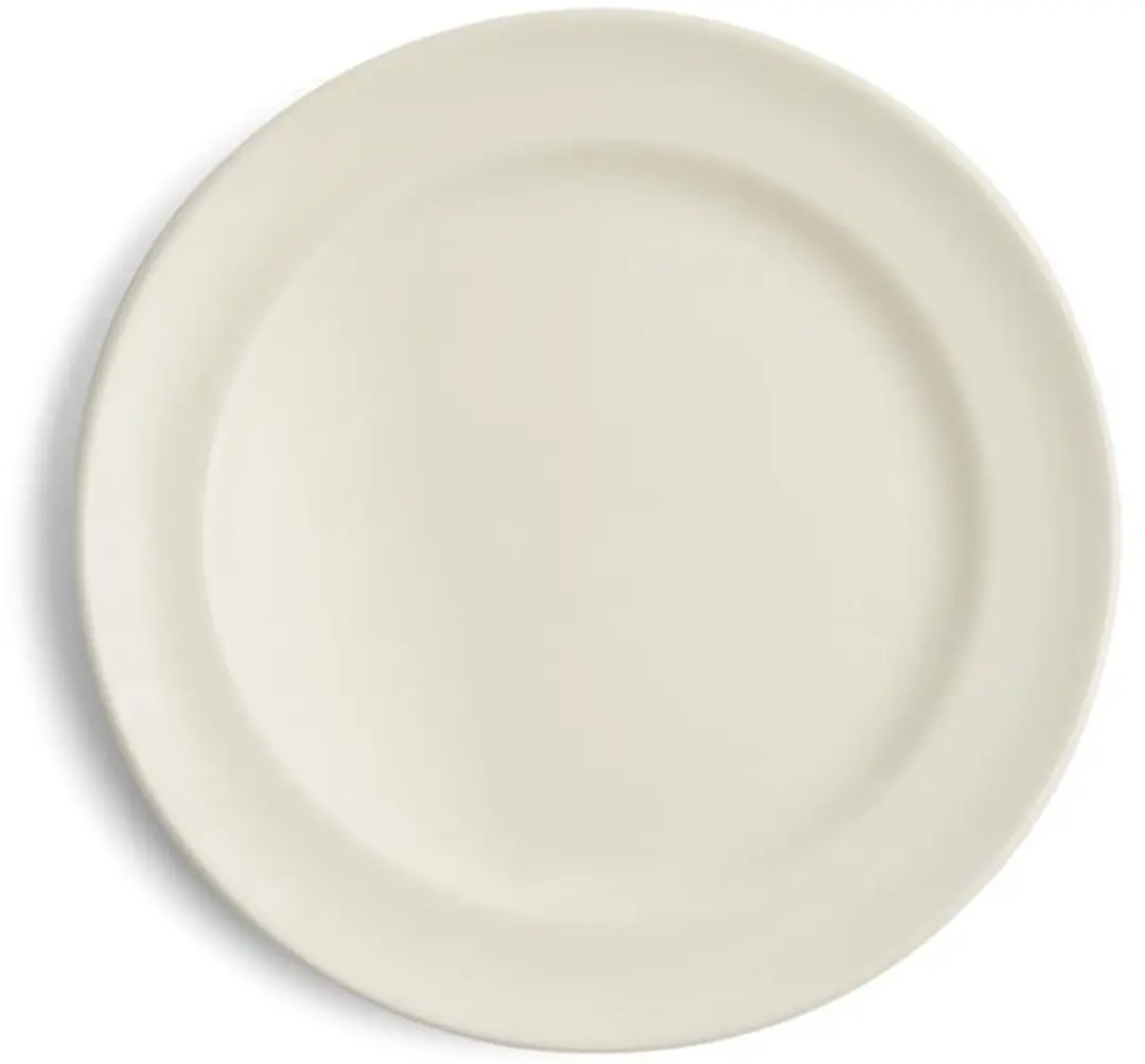 Royal Boch Kitchen Bord Plat 25.5cm - 6 Stuks - Crème