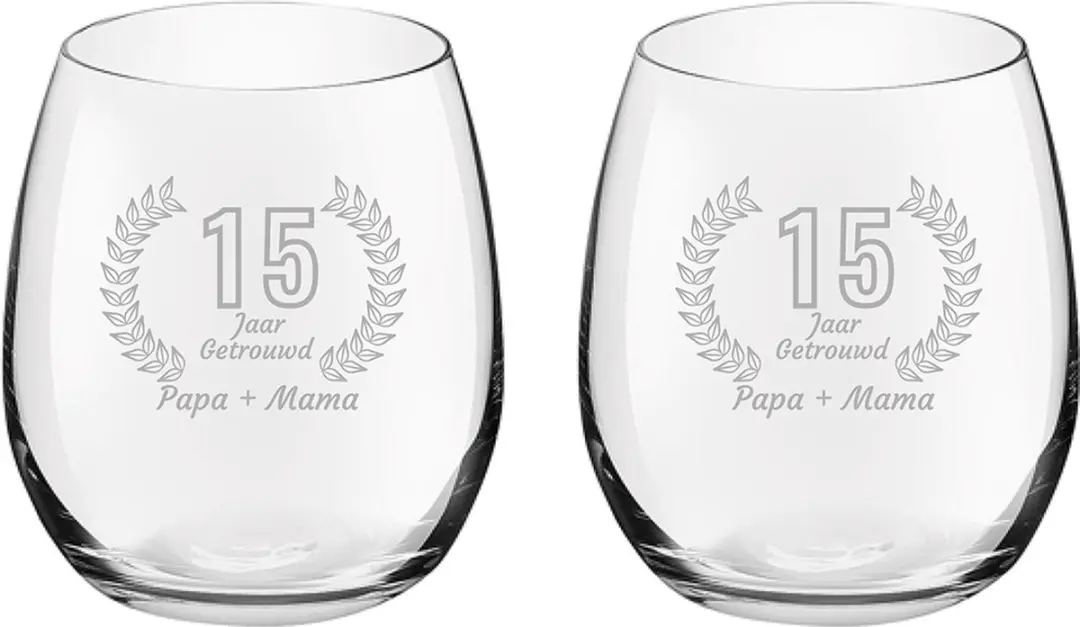 Royal Leerdam Gegraveerde Drinkglazen Set 39cl