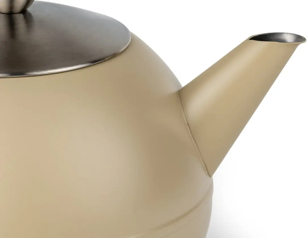 Bredemeijer Theepot Bella Ronde Dubbelwandig 1,2L - Taupe