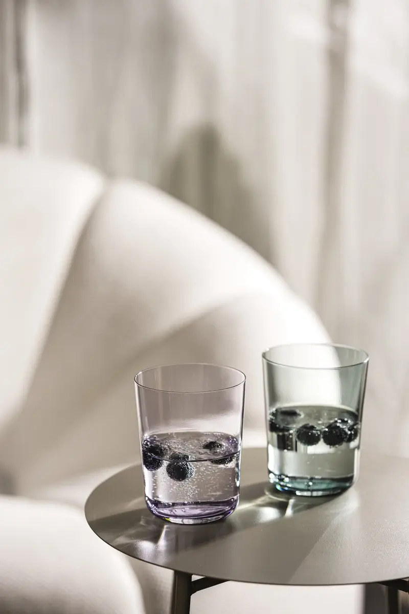 Leonardo Leggero Glas 330ml - Paars - Set van 4