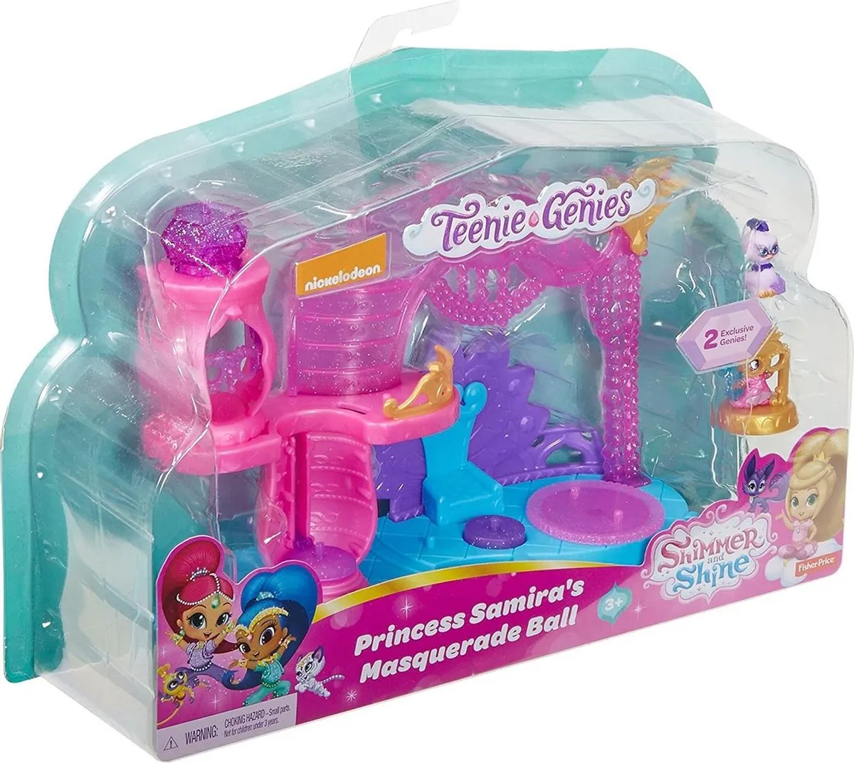 Fisher Price Shimmer & Shine Princess Samira's Gemaskerd Bal - Multi