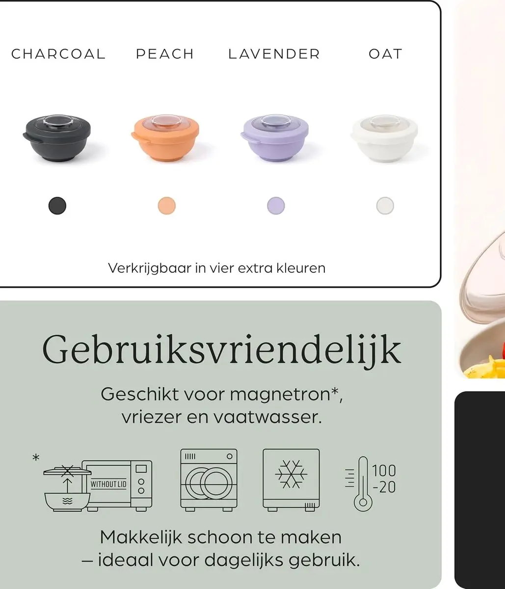 Amuse Tylla Sage Snackbox - 6 Stuks (3x2) - 200ml - Groen
