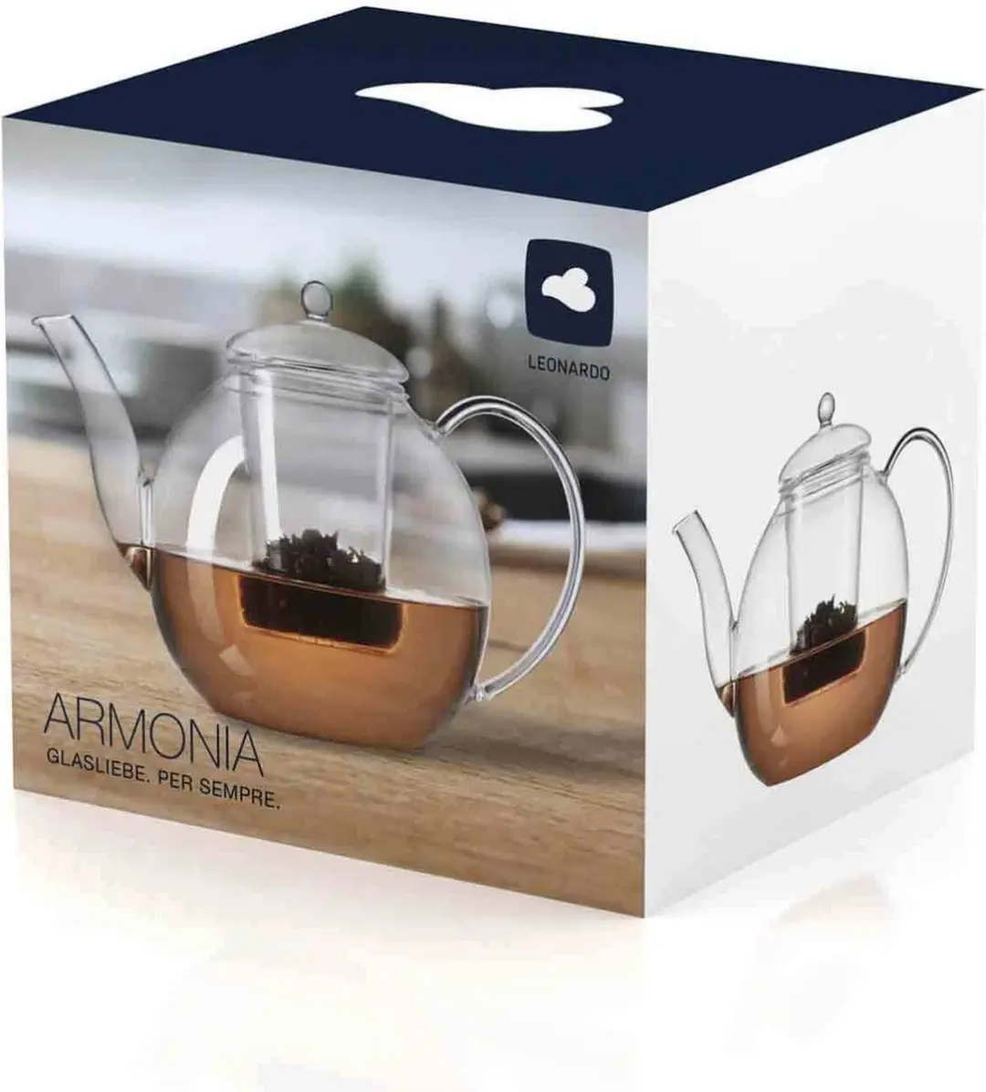 Leonardo Armonia Theepot 1,2L - Transparant
