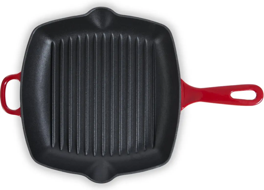 BK Bourgogne Grillpan 26cm - Gietijzer Chili Red