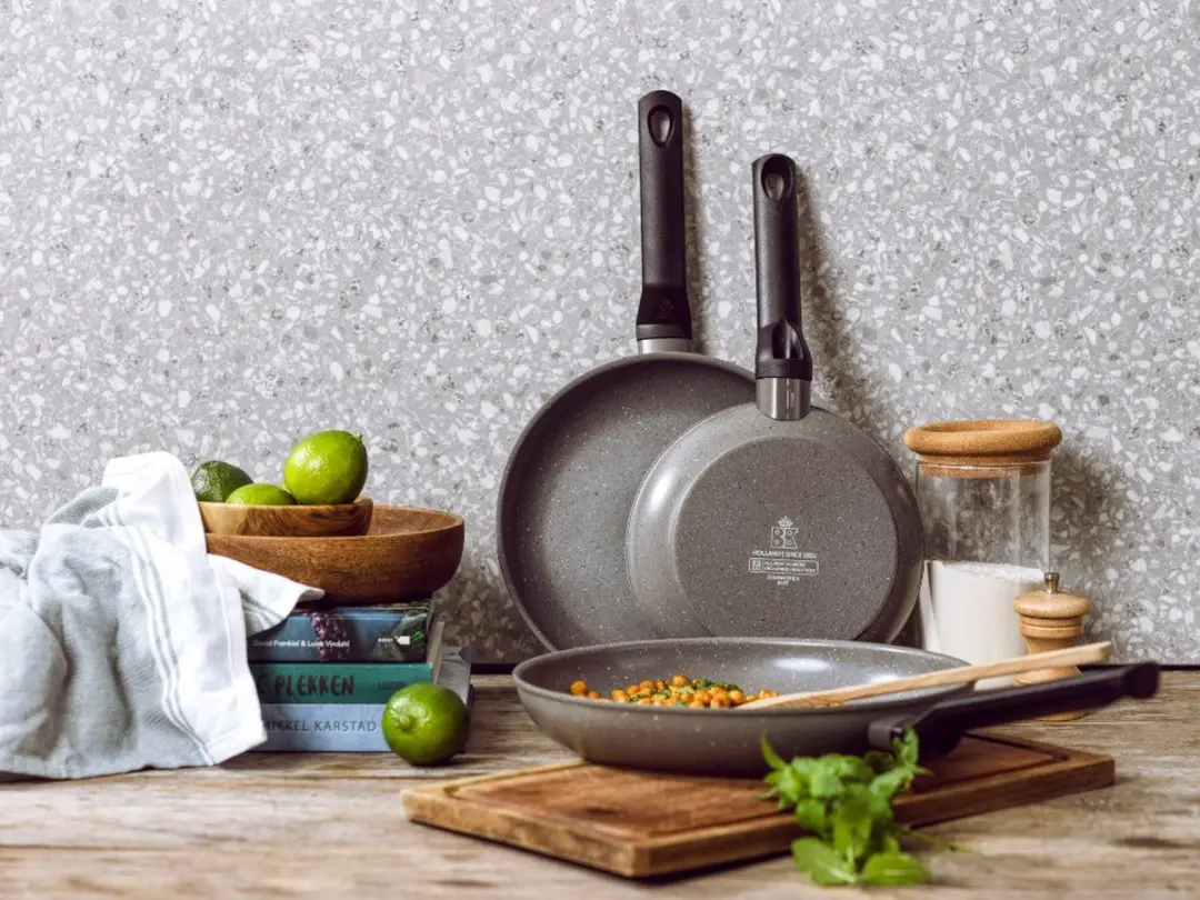 BK Granite Ceramic Koekenpan 20cm - Grijs