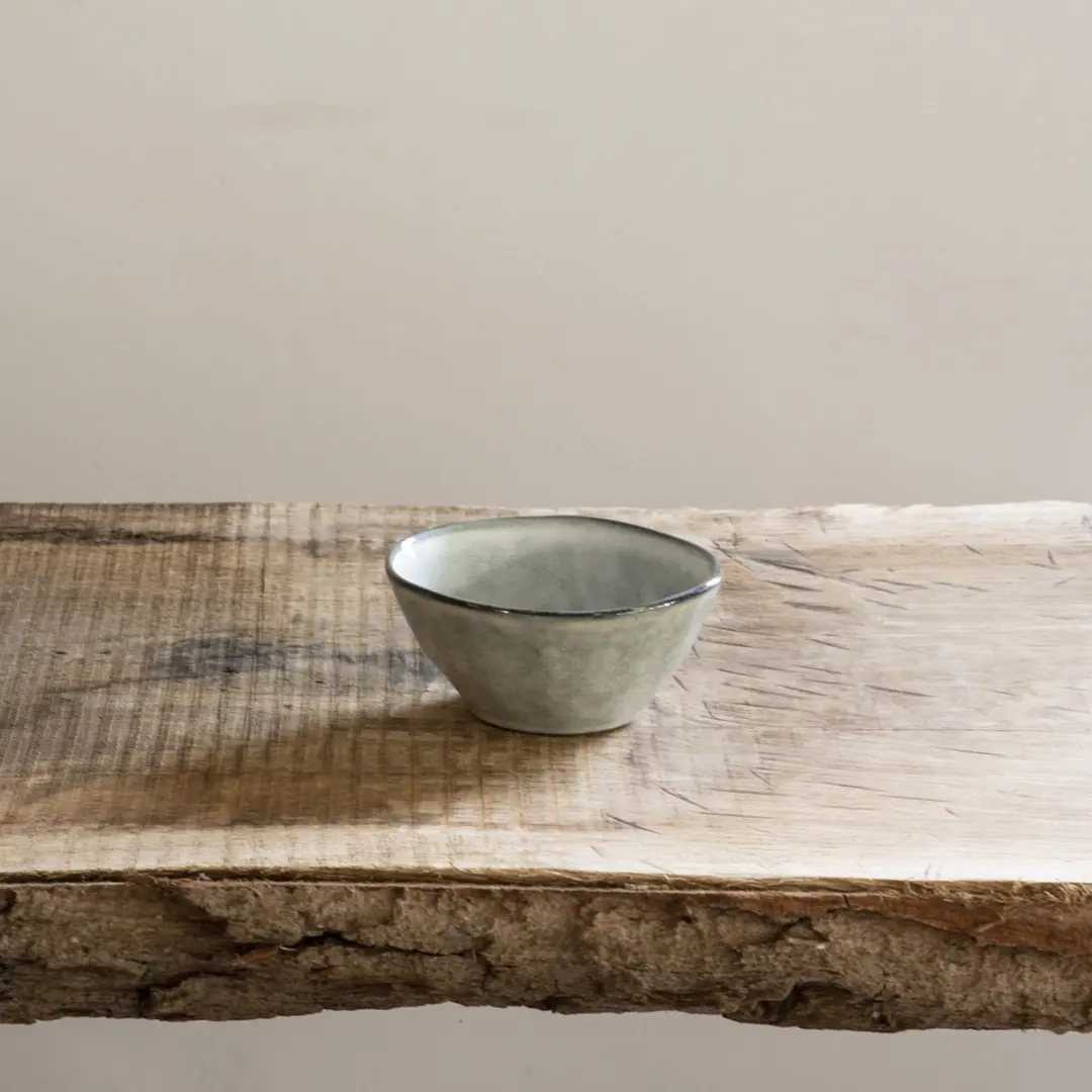Dutch Rose Serenity Kommen Ø12cm - Stoneware Grijs