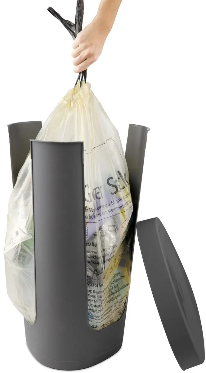 Rotho Fabu Afvalzakkenhouder 50L - Antraciet