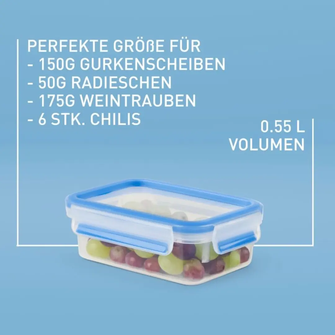 Emsa Clip & Close Vershouddoos 0,55L - Transparant