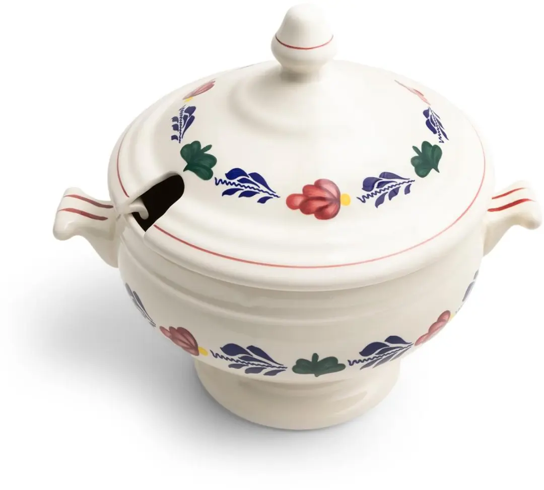 Royal Boch Boerenbont Soepterrine 4L - Wit