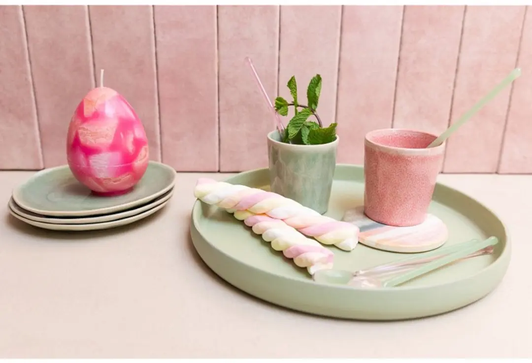 Home Society Roze Keramische Mok - 125ml