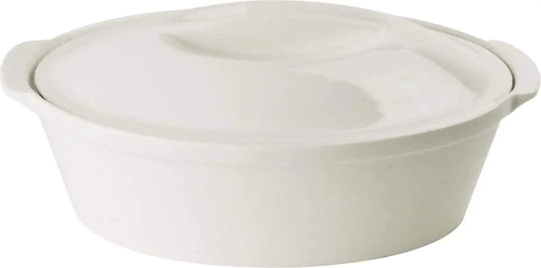 Gusta Ovenschaal met Deksel 30cm - Wit