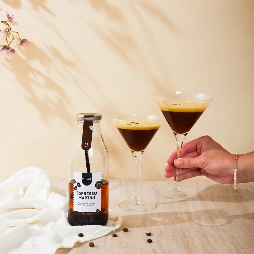 Pineut Cocktail Fles Espresso Martini DIY - 1 Stuk - afbeelding 6 van 6